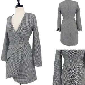 Jason Wu Houndstooth Wrap Dress